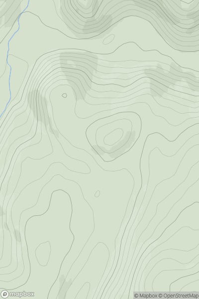 Thumbnail image for Creag Bhreac [Oban to Loch Fyne] [NM847005] showing contour plot for surrounding peak